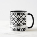 Search for symmetric mugs Black and white