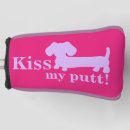 Search for dachshund golf head covers Doxie