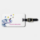 Search for elephant luggage tags Colourful