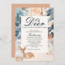 Search for buck baby shower invitations Forest