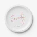 Search for 70th birthday plates Modern