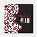 Search for red heart pattern magnets Stylish