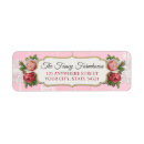 Search for lace and burlap return address labels Floral