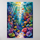 Search for coral reef art Marine life