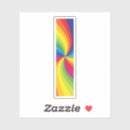 Search for rainbow letters stickers Cute