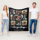 Search for heart love blankets I love you
