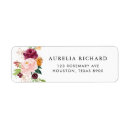 Search for blush floral return address labels Boho