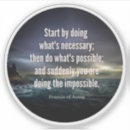 Search for francis stickers Quote