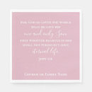Search for christian easter napkins Bible verse
