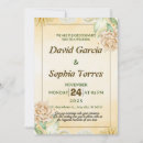 Search for cream and gold wedding invitations Calligraphy