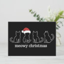 Search for cute kitten christmas cards Santa claus