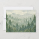 Search for watercolor forest postcards Rustic
