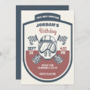 Search for motorcycle racing birthday invitations Race