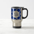 Search for moroccan quatrefoil pattern mugs Blue