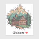 Search for forest cabin stickers Camping