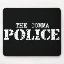 Search for comma mousepads Humour
