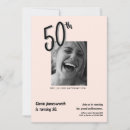 Search for funny 50th birthday invitations Modern