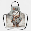 Search for christmas snowman aprons Cat