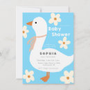 Search for daisy baby shower invitations Blue