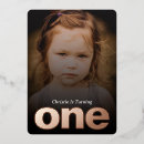 Search for rose gold 1st birthday invitations Simple