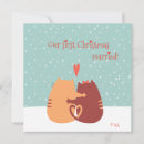 Search for our first christmas cards Newly weds
