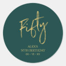 Search for fifty birthday stickers Modern