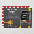 Search for teacher shower invitations Chalkboard