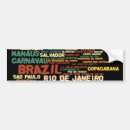 Search for brazil bumper stickers Rio