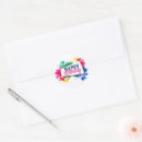 Search for happy birthday seals envelope seals Round