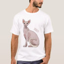 Search for sphynx cat tshirts Hairlessness