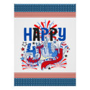 Search for happy fourth posters Red white and blue