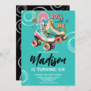 Search for rainbow skate invitations Neon