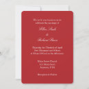 Search for red and white wedding invitations Minimalist