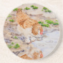 Search for chicken coasters Watercolor