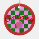 Search for colorful christmas tree decorations Red