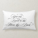 Search for love you to the moon and back cushions Baby