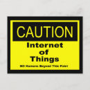 Search for warning sign postcards Funny