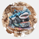 Search for antique truck stickers For kids