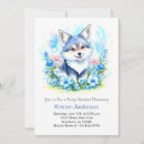 Search for watercolor wolf postcards Blue