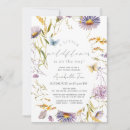 Search for purple baby girl shower invitations Floral