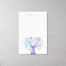 Search for purple tree canvas prints Turquoise