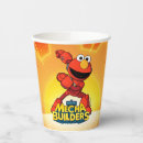 Search for sesame street paper cups Robot heroes in training