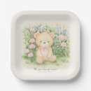 Search for teddy bear baby shower plates Woodland