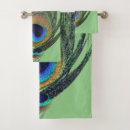 Search for peacock green bath towels Elegant