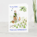 Search for boss retirement cards Retired
