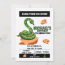 Search for snake birthday invitations Reptile
