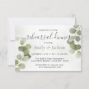 Search for pastel rehearsal dinner invitations Greenery