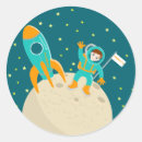 Search for space traveller stickers Rocket ship