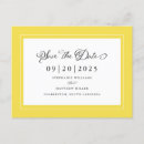 Search for yellow grey save the dates Engagement