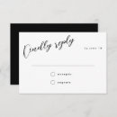 Search for without meal choice wedding rsvp cards Simple